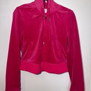 Juicy Couture Vibrant Pink Teddy Jacket